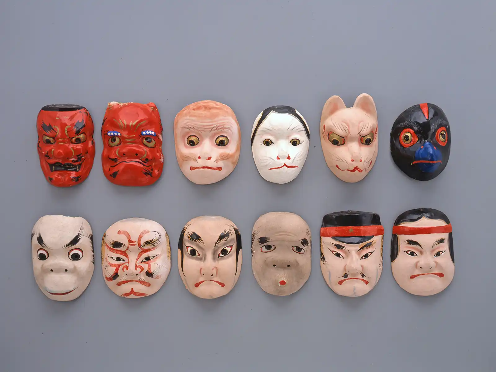 張り子面（埼玉県）明治～大正時代 19-20世紀